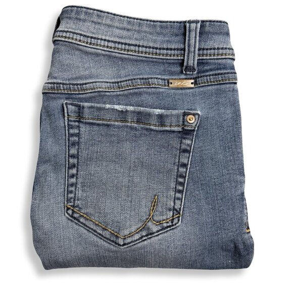 INC Jeans Womens 8P Boot Leg Regular Fit Blue Mid Rise Stretch Petite 30x28 - Picture 10 of 10